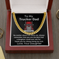 To My Trucker Dad - Father's Day Gift From Daughter