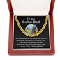Golfer Dad, Father's Day Cuban Chain, From Daughter