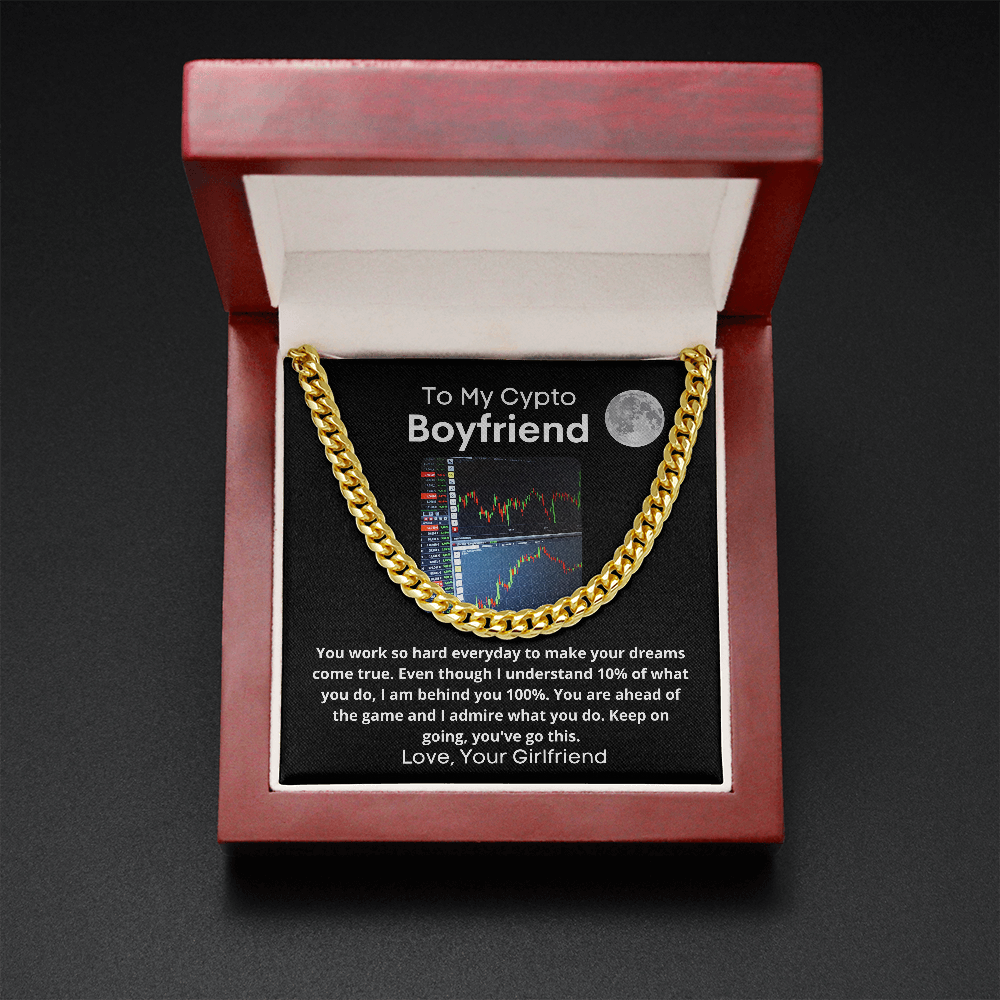 Crypto Boyfriend Cuban Chain Link Necklace
