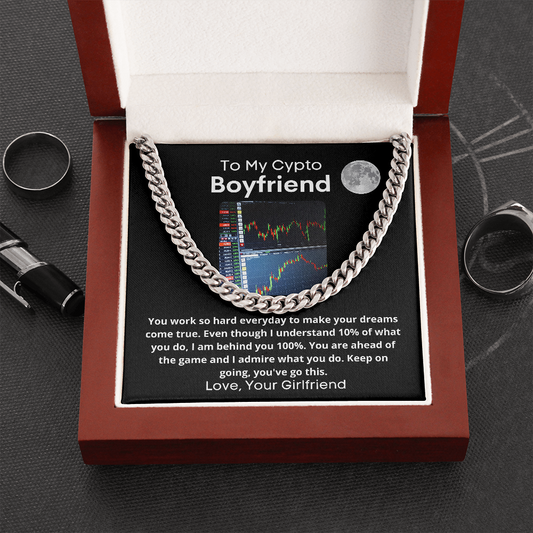 Crypto Boyfriend Cuban Chain Link Necklace