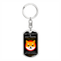 Shiba Inu Trading Keychain - SHIB Gift For Trader