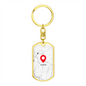 Custom Map Keychain