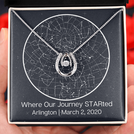Celestial Night Sky Pure Luck Pendant Necklace