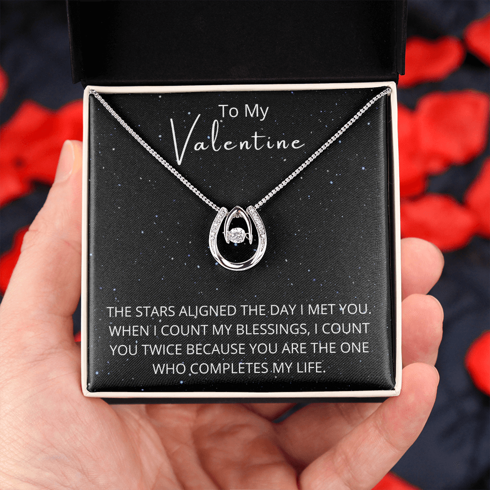 To My Valentine - Lucky Love Pendant Necklace