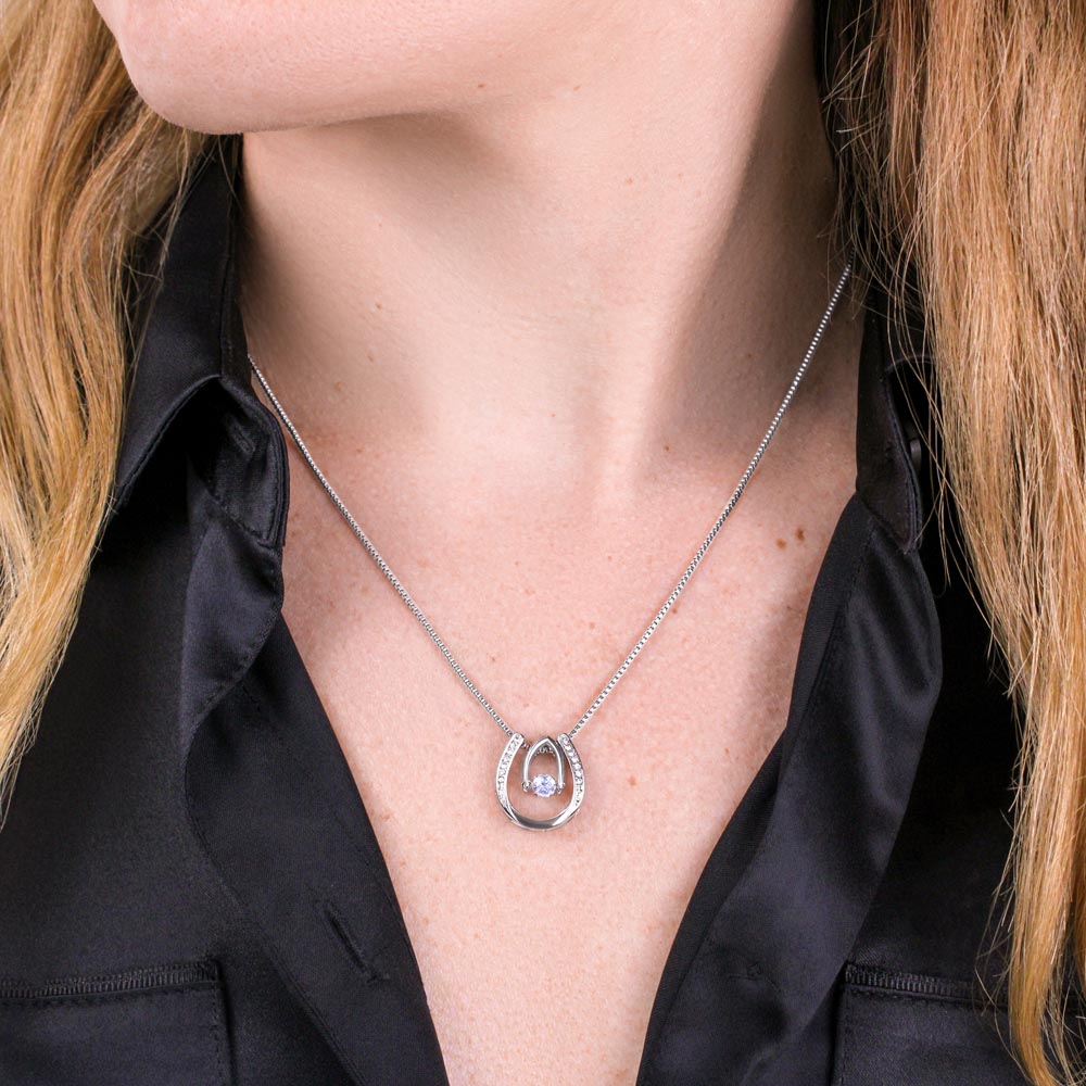 To My Valentine - Gift From Boyfriend - Lucky Pendant Necklace