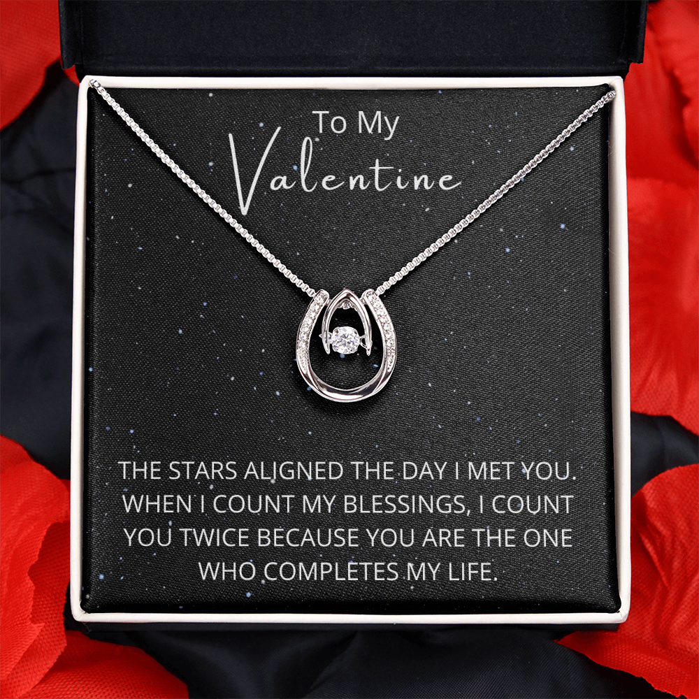 To My Valentine - Lucky Love Pendant Necklace
