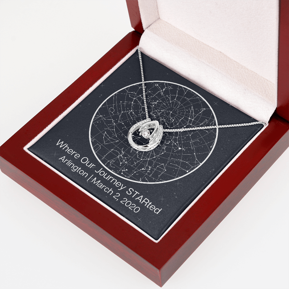 Celestial Night Sky Pure Luck Pendant Necklace