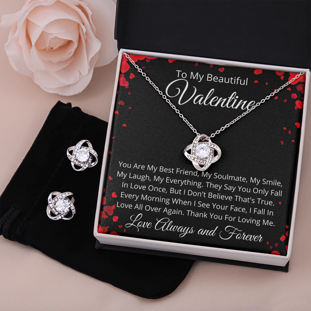 To My Valentine - Valentine's Day Jewelry Gift Set
