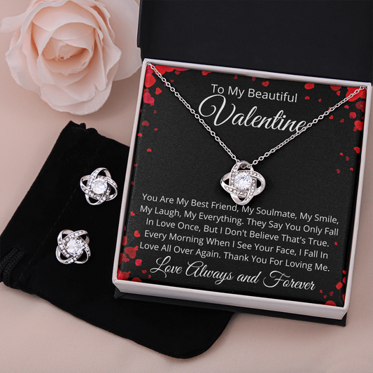 To My Valentine - Valentine's Day Jewelry Gift Set
