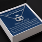 Graduation Infinity Circle Pendant Necklace For Daughter