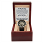 First Father's Day, Hero Dad Watch, Gift from Baby