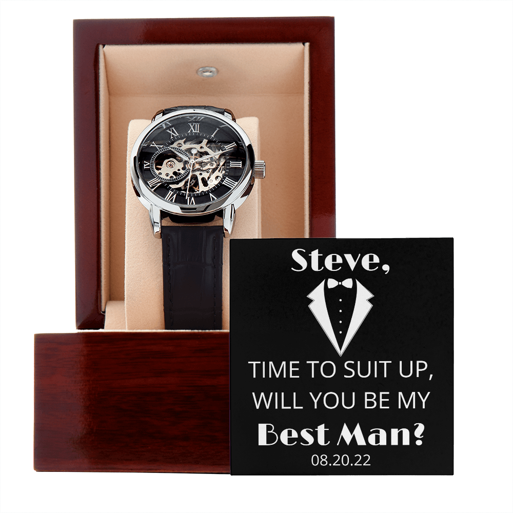 Best Man Watch, Wedding Party Gift - 40% OFF