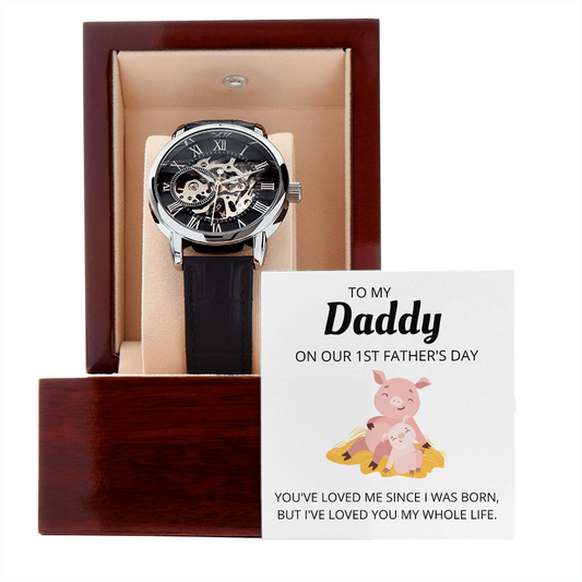 First Father's Day Watch, Gift From Baby To Dad