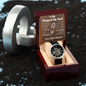 Watch for Stepdad, Gift from Grandson, Message Card Set