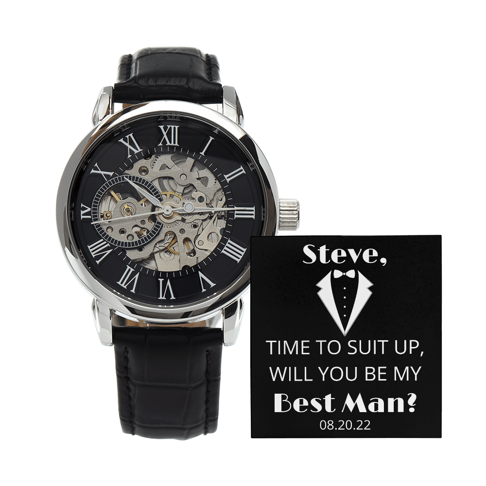 Best Man Watch, Wedding Party Gift - 40% OFF