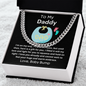 To My Daddy, Cuban Link Chain, First Father's Day