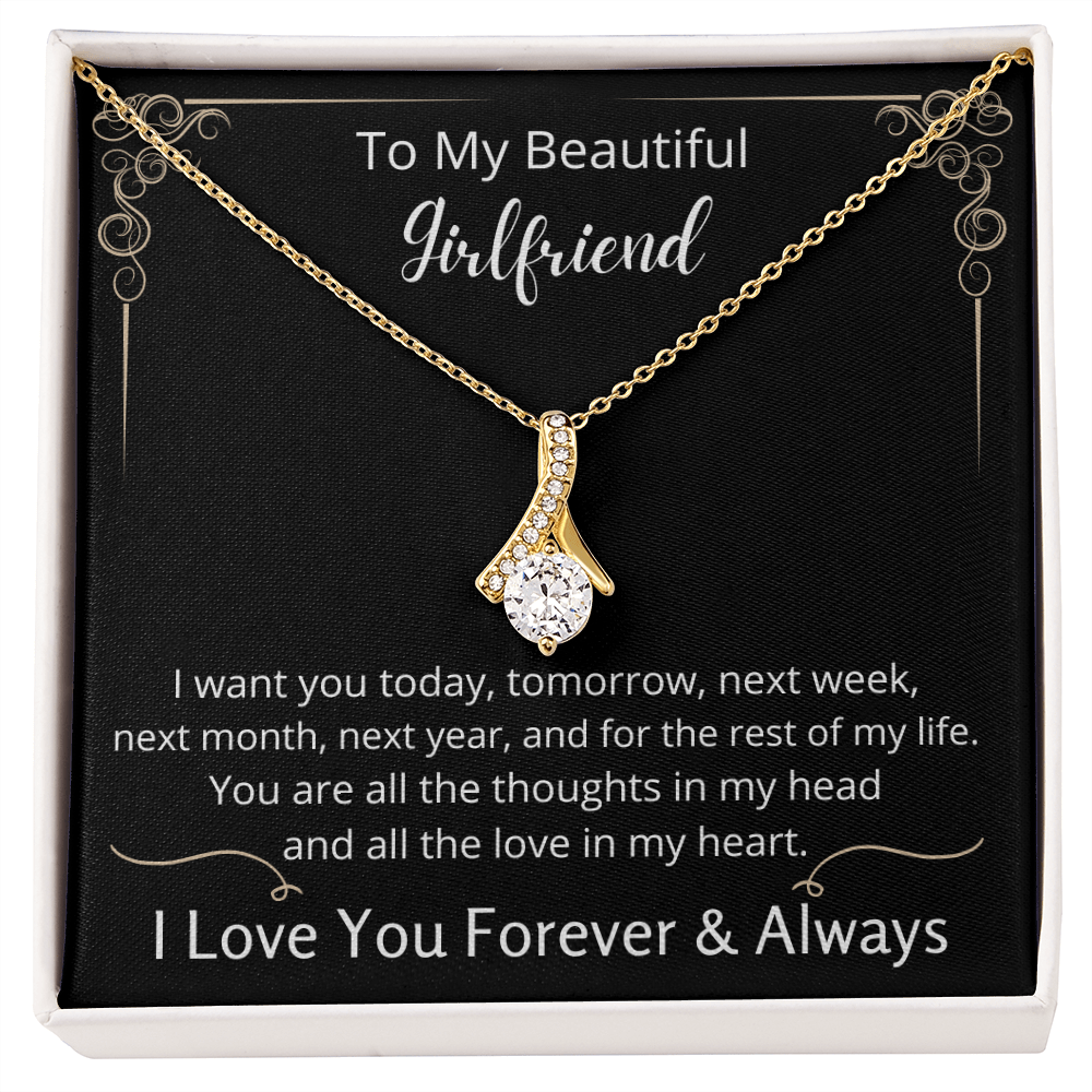 To My Girlfriend - Eternal Love Necklace - Gift from Boyfriend