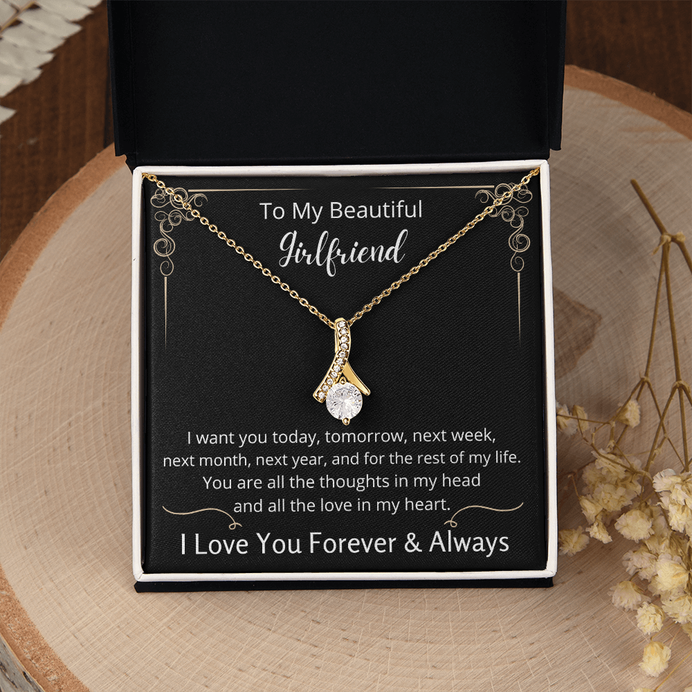 To My Girlfriend - Eternal Love Necklace - Gift from Boyfriend