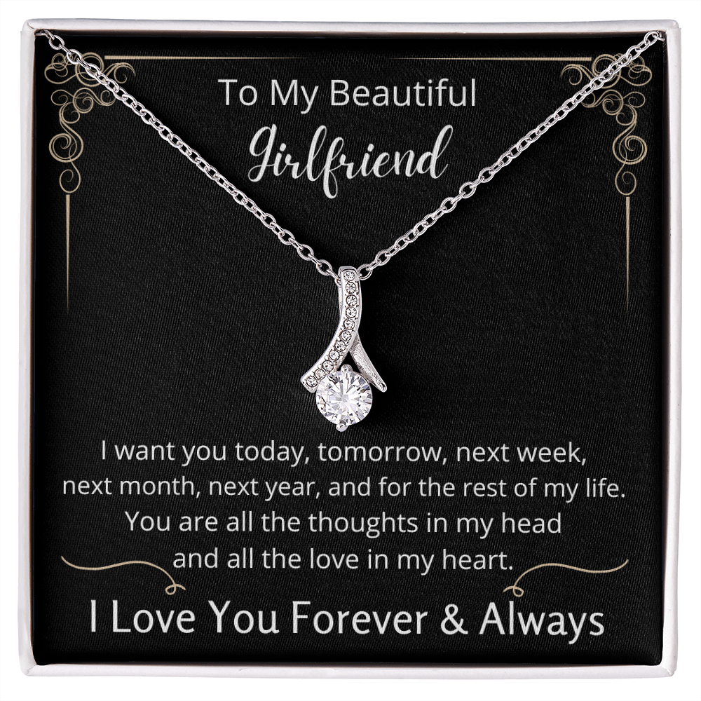 To My Girlfriend - Eternal Love Necklace - Gift from Boyfriend