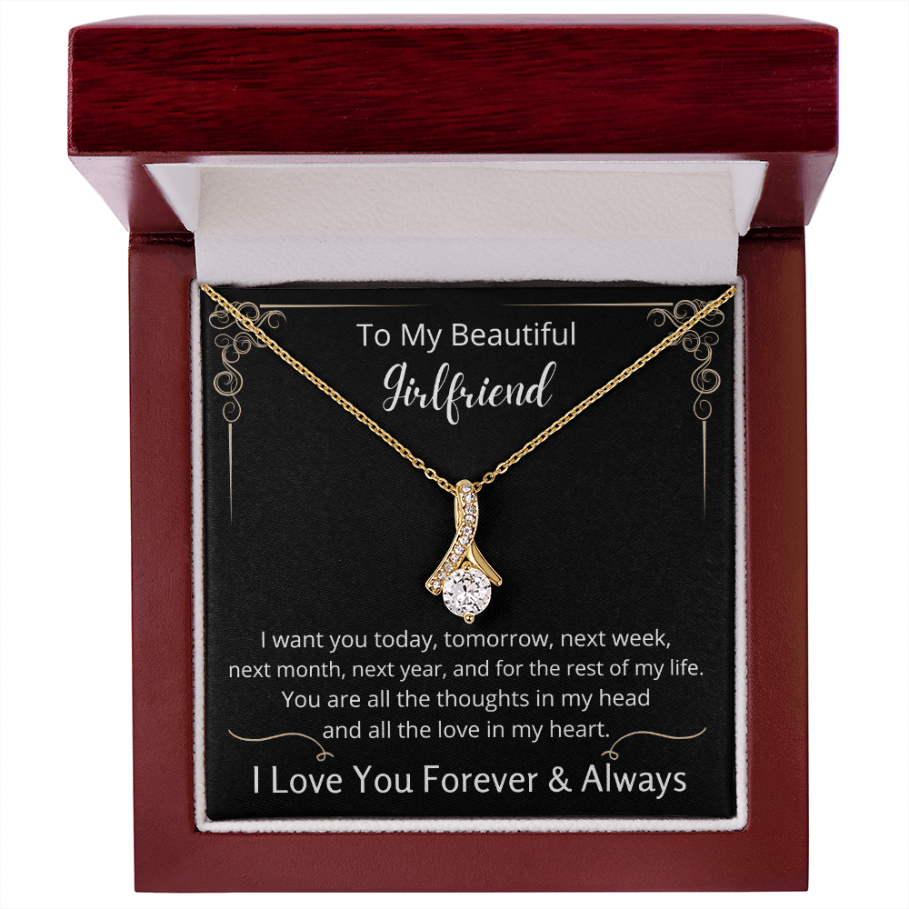 To My Girlfriend - Eternal Love Necklace - Gift from Boyfriend
