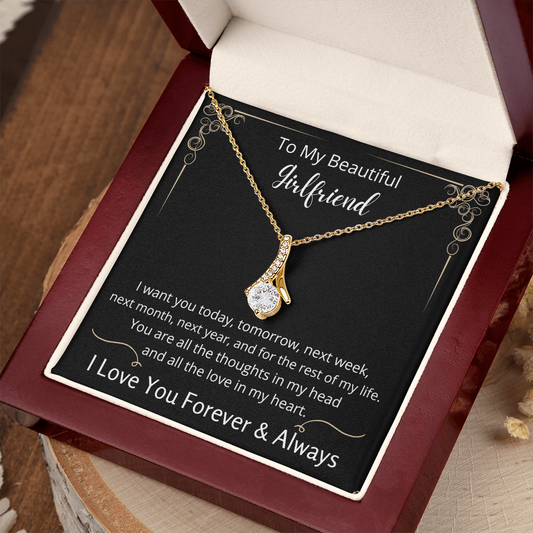 To My Girlfriend - Eternal Love Necklace - Gift from Boyfriend