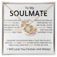 To My Soulmate | Love Necklace | You Are The Best