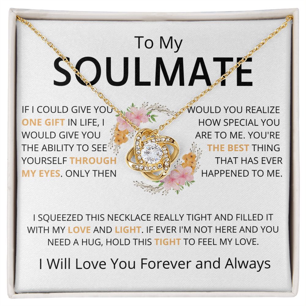 To My Soulmate | Love Necklace | You Are The Best