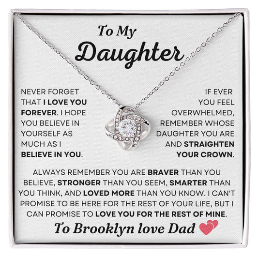 To My Daughter Custom Brooklyn