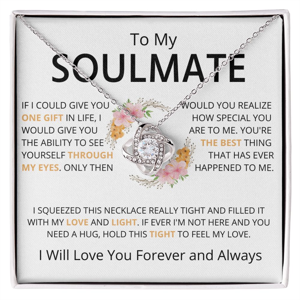 To My Soulmate | Love Necklace | You Are The Best