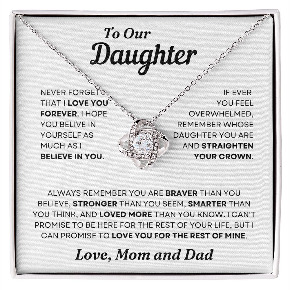To Our Daughter | Love Mom and Dad