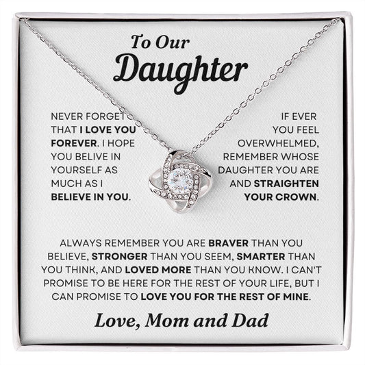 To Our Daughter | Love Mom and Dad