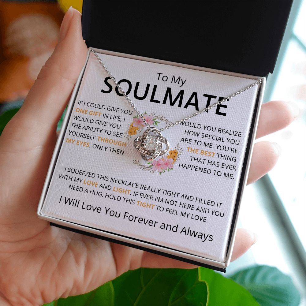 To My Soulmate | Love Necklace | You Are The Best