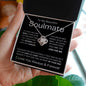 To My Beautiful Soulmate | Love Necklace | The One For Me