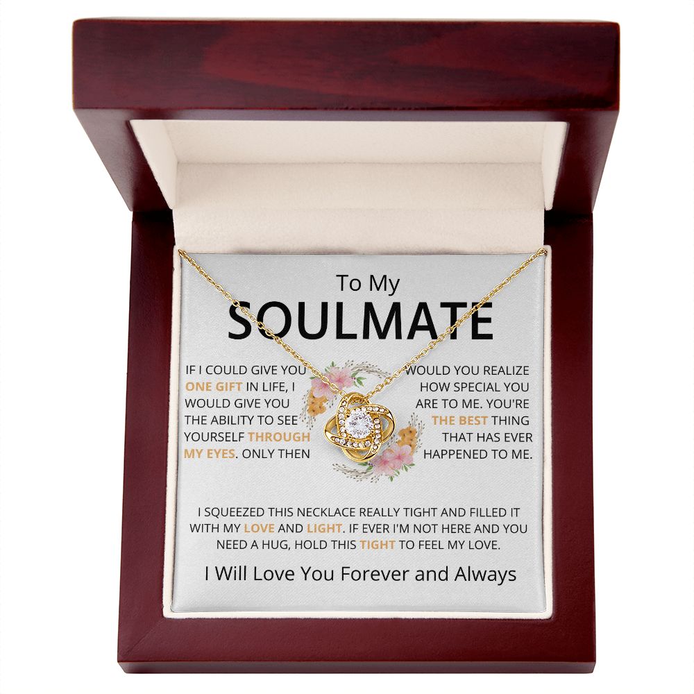 To My Soulmate | Love Necklace | You Are The Best