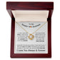 To My Smokin' Hot Soulmate | Love Necklace | The One For Me