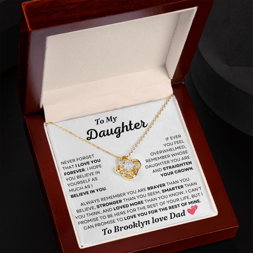 To My Daughter Custom Brooklyn