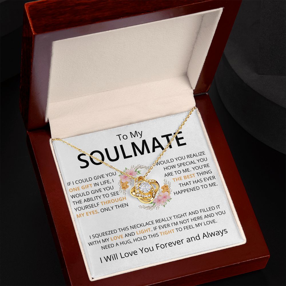 To My Soulmate | Love Necklace | You Are The Best