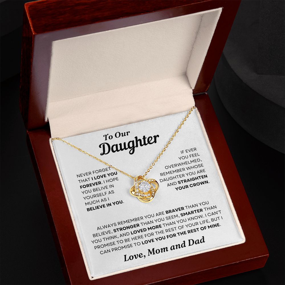 To Our Daughter | Love Mom and Dad