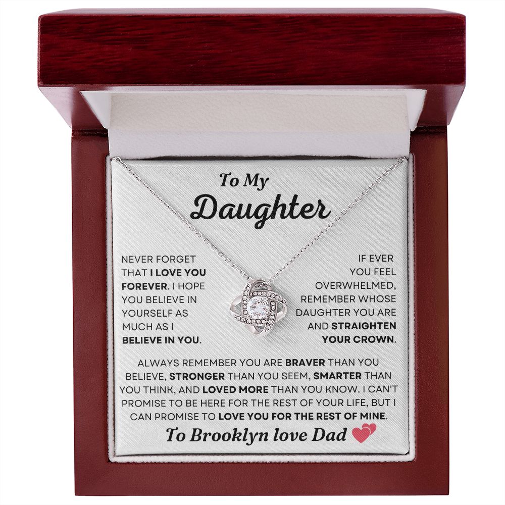 To My Daughter Custom Brooklyn