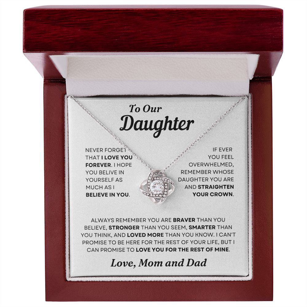To Our Daughter | Love Mom and Dad