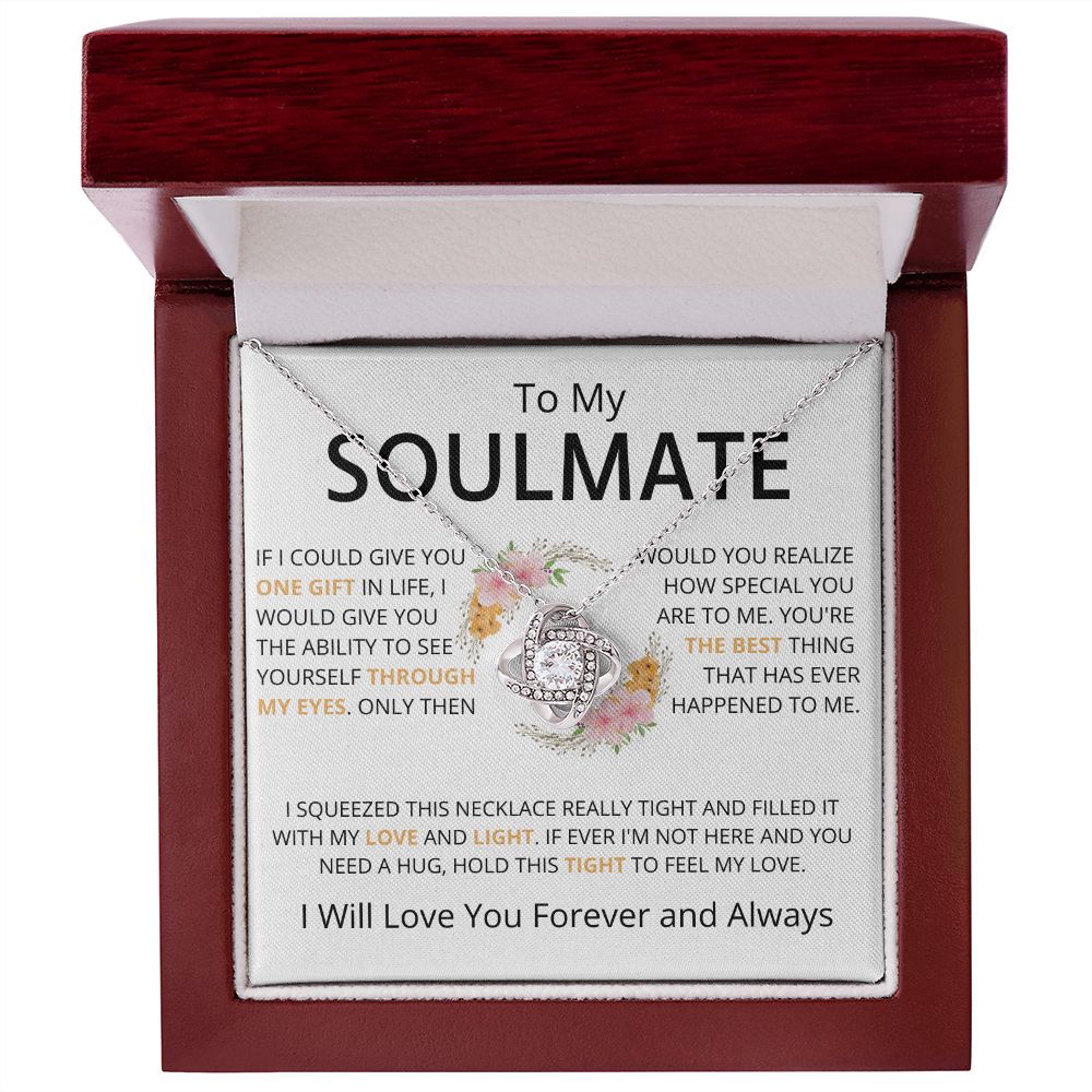 To My Soulmate | Love Necklace | You Are The Best