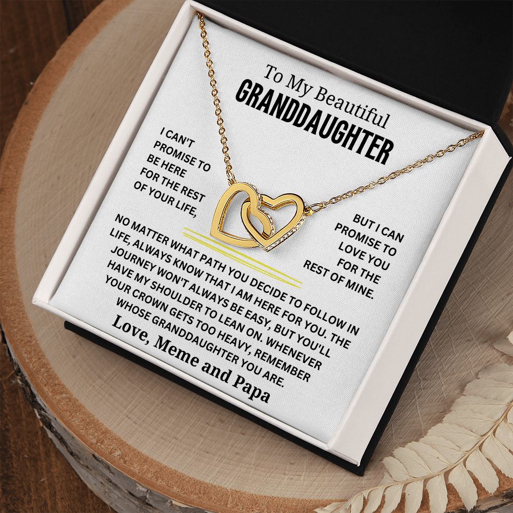 To My Beautiful Granddaughter