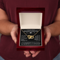 To My Wonderful Granddaughter - Infinite Connection - Granddaughter Double Heart Necklace