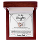 To My Daughter, Eternal Bond Necklace, From Dad