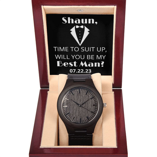 Best Man Groomsmen Watch for Wedding Party