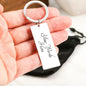 Personalized Celestial Night Sky Rectangular Keychain Charlottesville