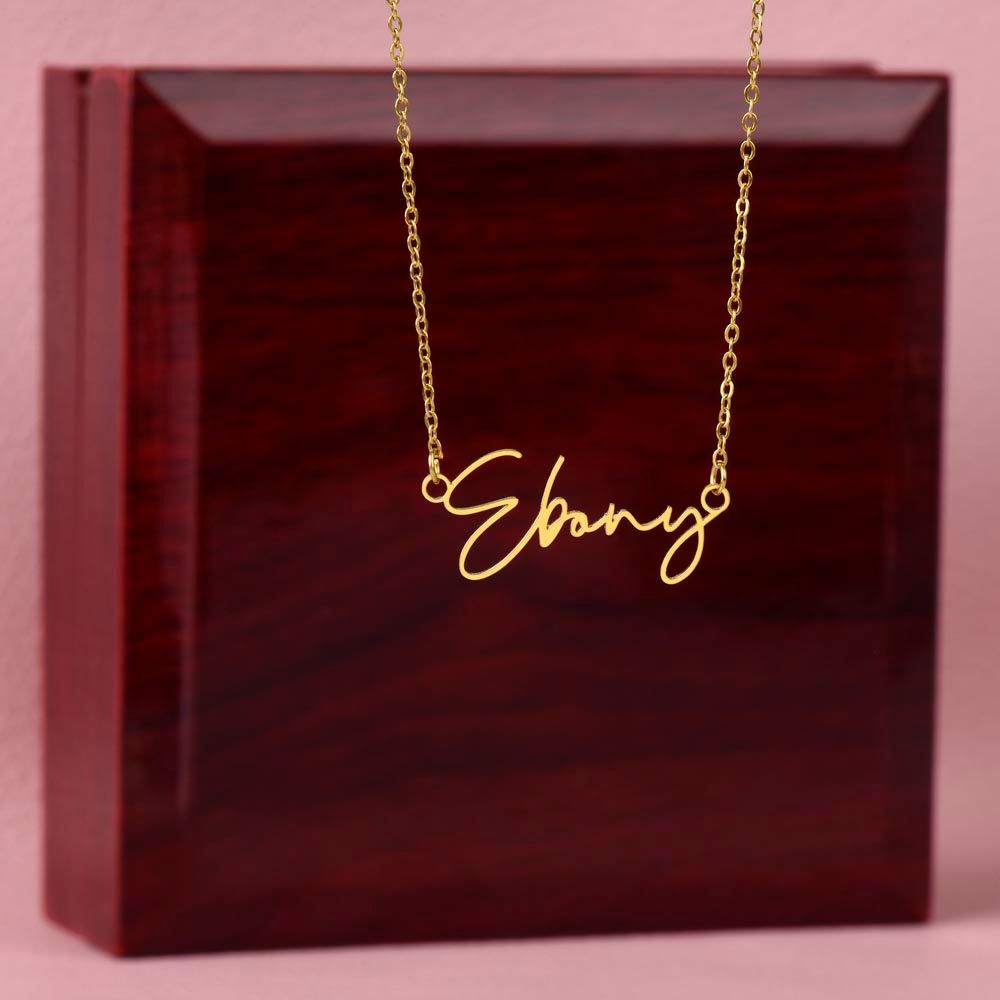 Signature Name Necklace | Merci
