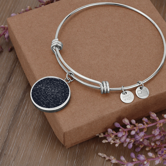 Personalized Celestial Night Sky Charm Bracelet