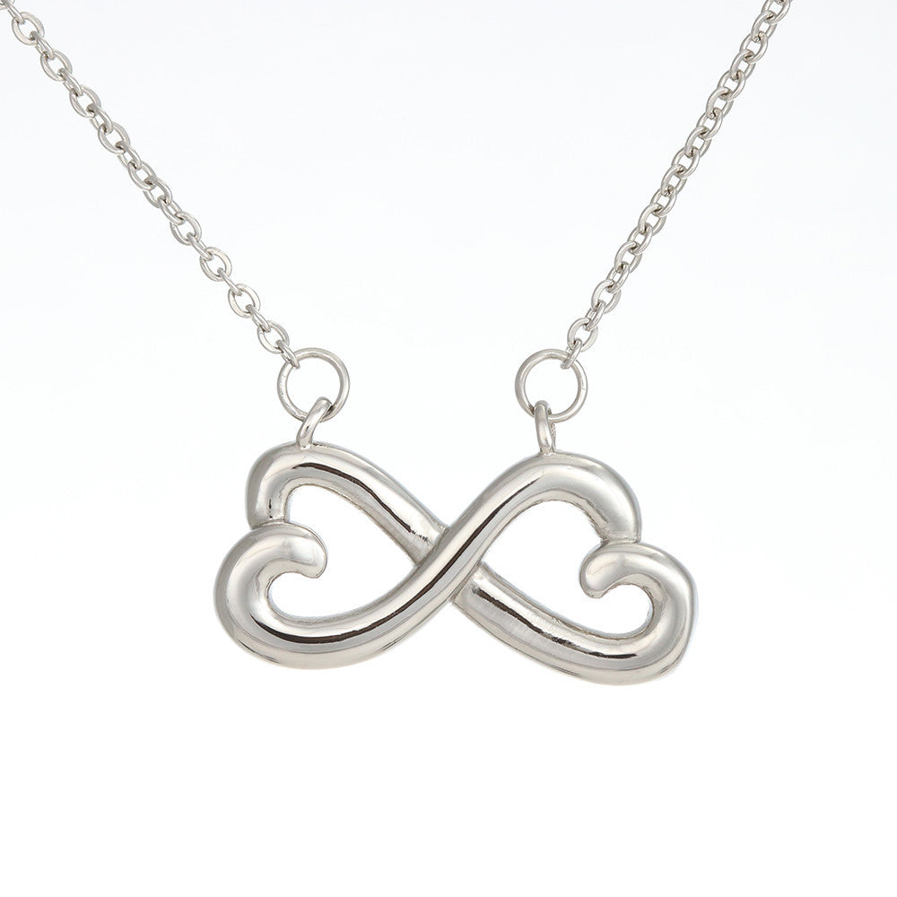 To My Mama, Infinity Heart Pendant Necklace