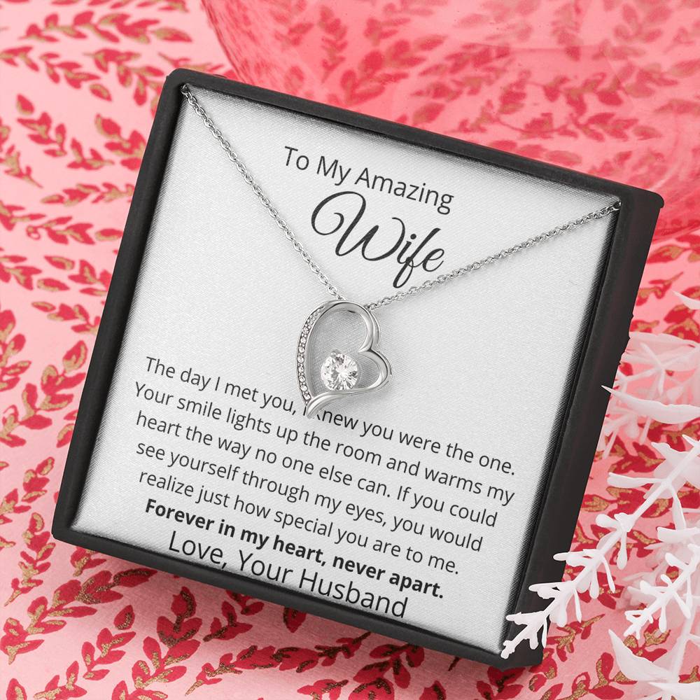 To My Amazing Wife - Pendant Necklace - Gift Set Collection